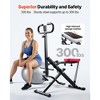 Squat Machine for Home, Foldable Deep Squat & Glute Trainer with Adjustable Seat and Resistance Bands - 4 of 4