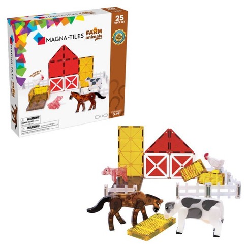 MAGNA-TILES Arctic Animals 25-Piece Magnetic Construction Set, The ORIGINAL  Magnetic Building Brand