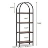 NicBex Bookshelf with Display Shelves & Metal Frame Bookcases for Living Room Home Office - 3 of 4