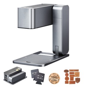 VEVOR Portable Laser Engraver, 600 mm/s High Speed, 5W Handheld Engraving Machine, DIY Laser Engraver and Cutter Basic Set, Grey - 1 of 4