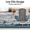 Acekool Area Rug Soft Plush Non Shedding Low Pile Stain Resistant Non Slip Accent Carpet for Living Room Bedroom Nursery - 4 of 4