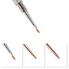 Unique Bargains Round Head Nail Drawing Pen Rose Gold Tone Silver Tone 1 Pc - 3 of 4