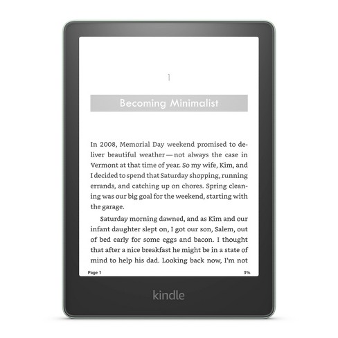 Amazon Kindle Paperwhite 32GB Signature Edition - Agave Green