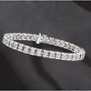Ross-Simons 2.00 ct. t.w. Diamond Cluster Tennis Bracelet in Sterling Silver - 4 of 4