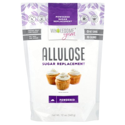 Wholesome Yum Allulose Powdered Sugar Replacement, 12 oz (340 g)