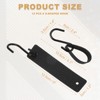 Unique Bargains PU Leather Camping Kitchen Bathroom Multi-Purpose Utility S Hooks - 2 of 4