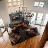 BAOURE Large Black Wagon Wheel Chandeliers 39 Inch, 24 Light Modern Farmhouse Chandelier, Rustic Round Candle chandelier for Dining Room Living Room - 3 of 4