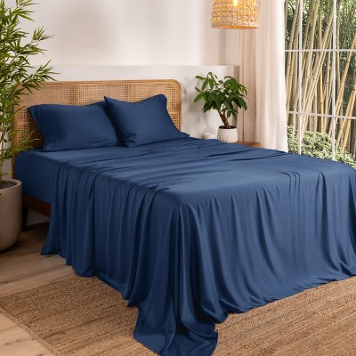 Rayon from Bamboo Solid Deep Pocket Sheet Set by Bare Home