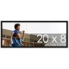 PosterPalooza | Panoramic Modernist Black Picture Frame - UV Acrylic, Foam Board Backing, Hanging Hardware - 2 of 4