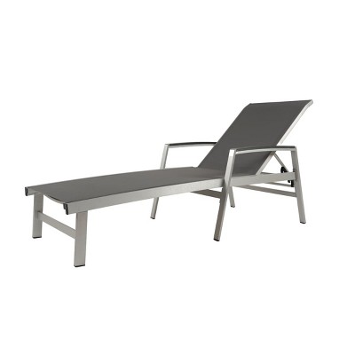 Outdoor Lounge Chairs with Adjustable Backrest and Mesh Seat, Chaise Lounge Chair for Patio or Poolside Comfort-Maison Boucle