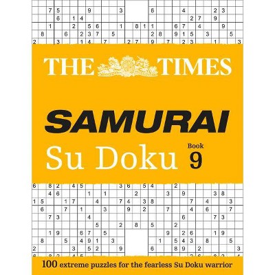 The Times Samurai Su Doku: Book 9 - by  The Times Mind Games (Paperback)