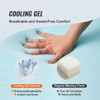VEVOR Mattress Topper, Queen Size, 3 in Thickness, Soft Memory Foam Mattress Pad, Premium Cooling Gel Infusion, Detachable and Washable, White - 4 of 4