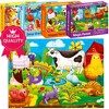 QUOKKA 30 Pieces Puzzles for Kids 3 4 5 - 4x Toddler Puzzle Set, Educational Toys for Boy and Girl - 4 of 4