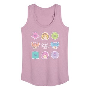 Women's - Polly Pocket - Polly Pocket Grid Graphic Racerback Tank - 1 of 4