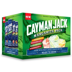 Cayman Jack Margarita Variety Pack - 12pk/12 fl oz Cans - 1 of 4