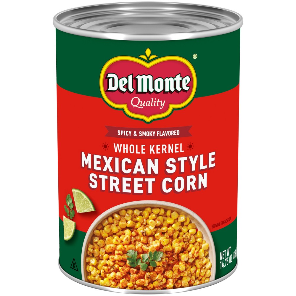 Del Monte Mexican Style Street Corn  Canned Vegetables  14.75 oz Can
