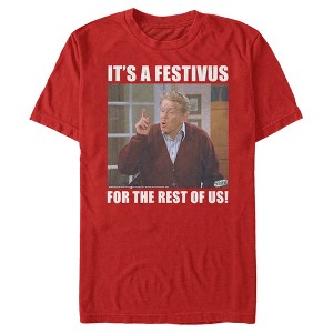 Men's Seinfeld Frank Costanza It's a Festivus for the Rest of Us T-Shirt - 1 of 4