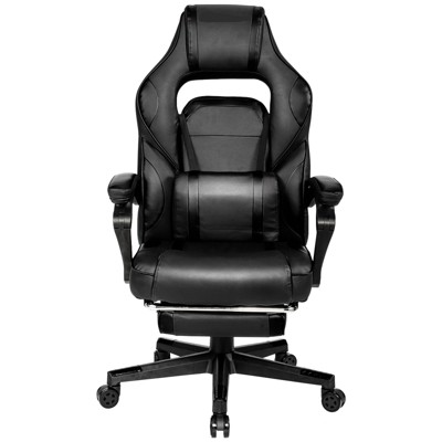 Tangkula Gaming Chair Height Adjustable With Cushion Ergonomic High ...