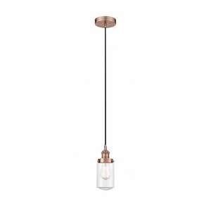 Dover - 1 Light Mini Pendant In Traditional Style-10.25 Inches Tall and 4.5 Inches Wide - 1 of 1