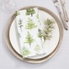 Saro Lifestyle Dinner Napkins With Forest Trees Design (Set of 12) - 4 of 4