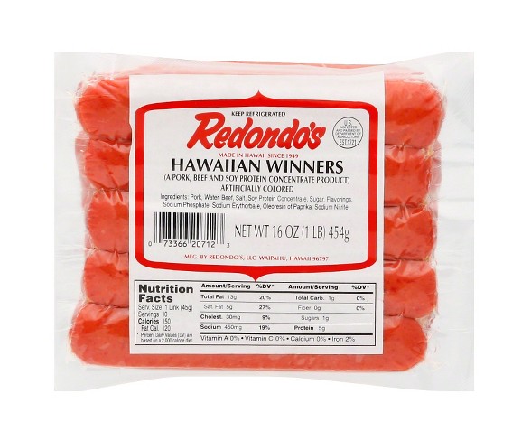 Redondo's Hawaiian Winners - 5ct/16oz