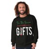 Christmas Tis The Season Presents Sweatshirt for Men or Women Brisco Brands - 4 of 4