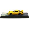 Mazda RX-7 (FD3S) RHD Yellow "RedSuns" with Keisuke Takahashi Figure "Initial D" Manga 1/64 Diecast Model Car by Hobby Japan - 2 of 3