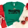 The Juniper Shop Naughty And I Know It Lights Youth Short Sleeve Tee - 2 of 2