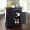 Lafayette Black Granite Top Portable Kitchen Island/Cart - Crosley - 3 of 4