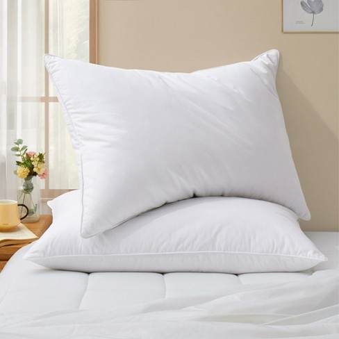 Peace Nest 100% Cotton White Goose Feather Down Pillows, Queen : Target