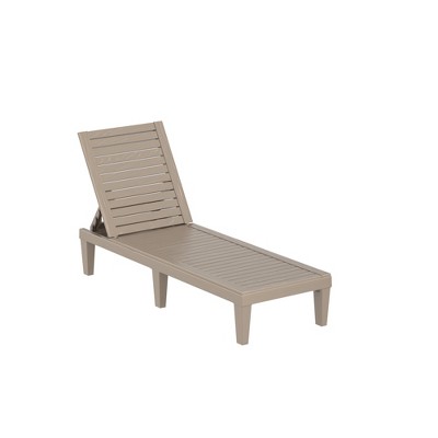 VisioGear Patio Accent Chairs, Patio Chair with Adjuestable Backrest, Outdoor Lounge Chair for Poolside, Brown, 74.53"*22.83"*11.26"