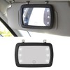 Unique Bargains Car Sun Visor Mirror on Makeup Sun Shading Cosmetic Mirror with LED Lights - 3 of 4