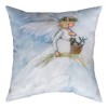 Christmas Angel 18 Inch Climaweave Polyester Pillow by Manual Woodworkers and Weavers - 3 of 3