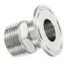 Unique Bargains 304 Stainless Steel Food Beverage Dairy Pipe Fittings Male Thread TC Tri Clamps Adaptor - 4 of 4