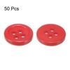 Unique Bargains Resin Craft Snap Round Flat 4-Hole Sewing Buttons 50 Pcs - 3 of 4