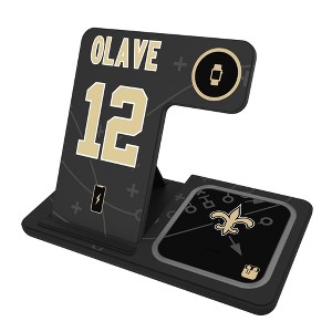 NFL New Orleans Saints Players Game Tactic 15-Watt 3 in 1 Charging Station - 1 of 4