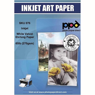 PPD Matte Art Paper 8.5x11" 25 sheets 270 gsm for Inkjet Printers