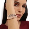 SOHI Women's California Gold Leaflet Bracelet - 4 of 4