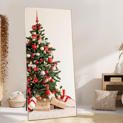 Garvee Full Length Mirror 71 * 31, Oversized Full-Body Hanging or Leaning Rectangle Mirror for Bedroom, Living/Dressing Room, Gym