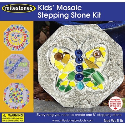 Mosaic Stepping Stone Kit-Kids