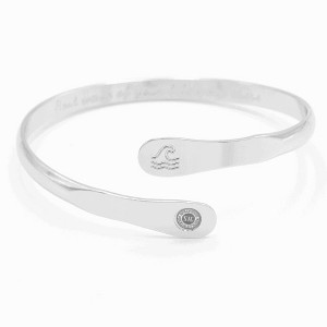 Hollywood Sensation Wave Bracelet, Engraved Best wave of your life's out there - 1 of 4