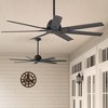 Hunter 60" Downtown Ceiling Fan Matte Black Modern Industrial Wet Rated - 2 of 4