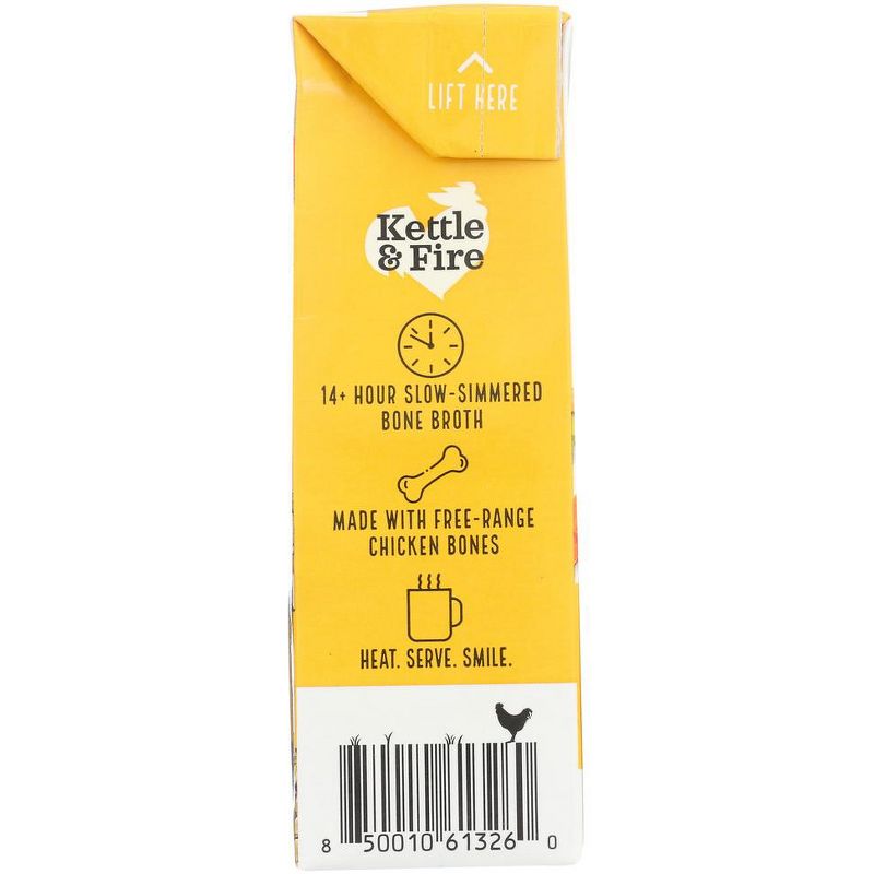 Kettle & Fire Chicken Noodle Bone Broth Soup - Case of 6/16.9 oz, 5 of 7