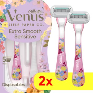 Rifle Paper Co. + Venus Women's Disposable Razors - 2ct - 1 of 4