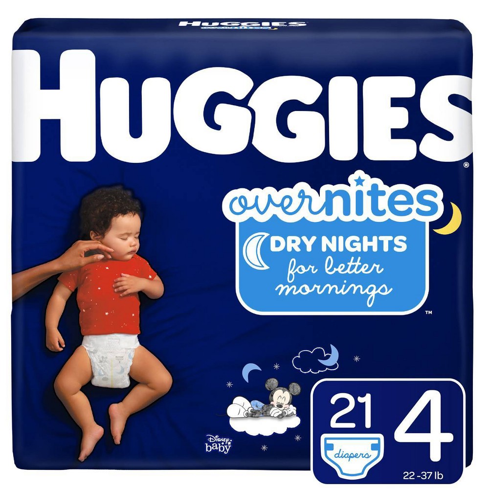 UPC 036000406832 product image for Huggies Overnites Diapers Jumbo Pack - Size 4 (21ct) | upcitemdb.com