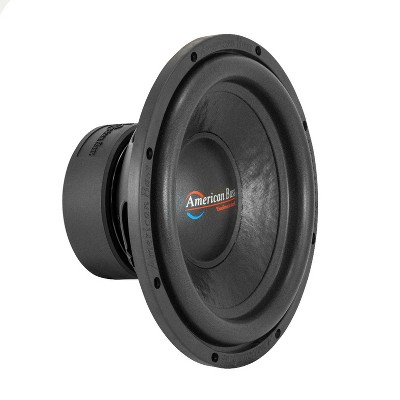 American Bass DX 124 12 Inch Single 4 Ohm Voice Coil 800 Watt Max Power Subwoofer Speaker w/ 80 Ounce Magnet and Carbon Fiber Non Pressed Paper Cone