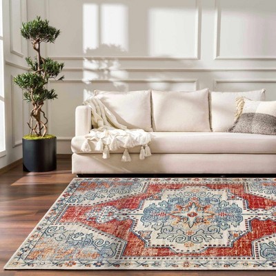Hauteloom Rectangle Area Rug  Charcoal
