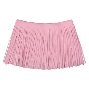 Unique Bargains Soft Faux Leather Double Side Fringe Trim for DIY Sewings - 1 of 4