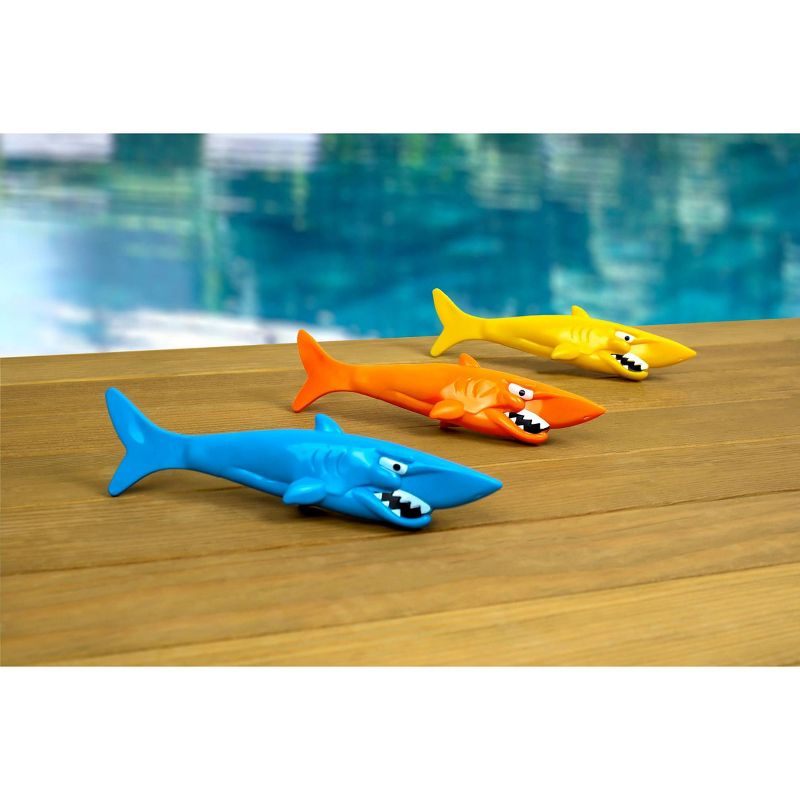 Poolmaster Shark Diving Toy Swimming Pool Game for Underwater Play - 3pk, 2 of 15