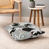 evamatise Leopards and Palms Rainbow Square Floor Pillow - Deny Desings - 4 of 4